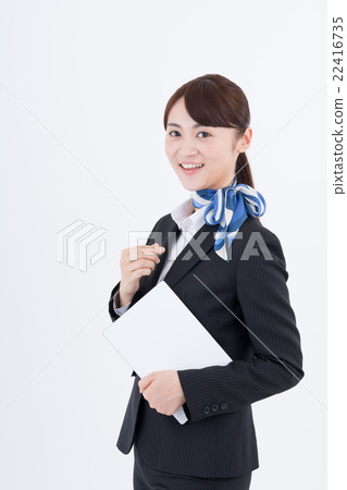 Business woman (tablet) Business woman (tablet) 22416735