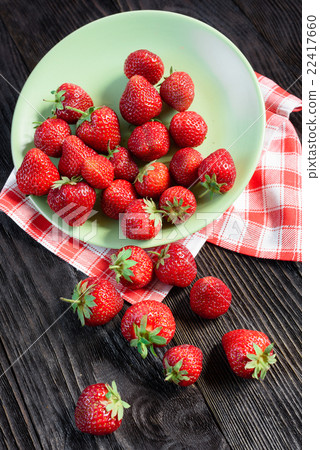 strawberries on the plate 22417660