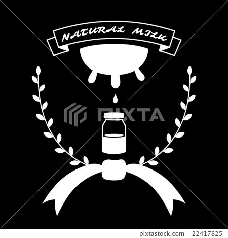 Natural milk vintage logo Natural milk vintage logo 22417825