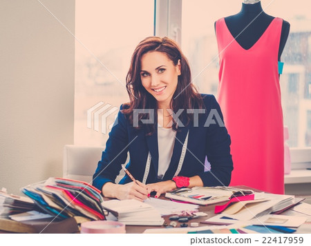Fashion atelier showroom. Fashion atelier showroom. 22417959