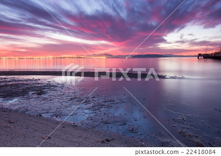 Amazing Sunrise and Sunset in George Town, Penang  22418084