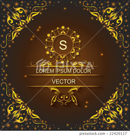 Shiny lights corporate style, logo, ornament Shiny lights corporate style, logo, ornament 22420117