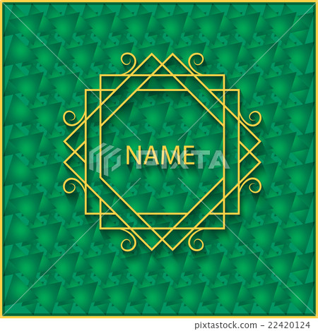 Greeting card corporate style, logo, ornament Greeting card corporate style, logo, ornament 22420124