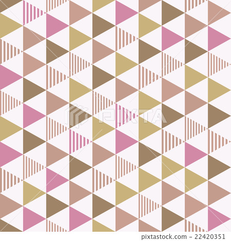 Triangular pattern - seamless - Stock Illustration [22420351] - PIXTA