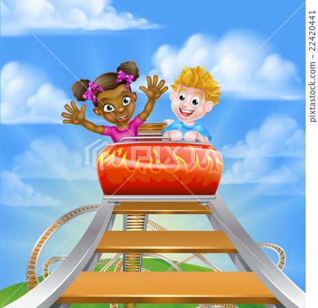 Roller Coaster Fair Theme Park 22420441