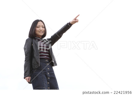 Woman outdoors 22421956