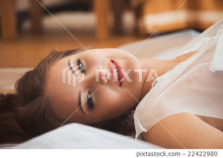 Beautiful girl in boudoir dress Beautiful girl in boudoir dress 22422980