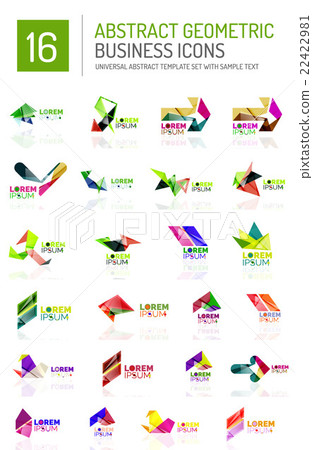 Abstract business icons 22422981