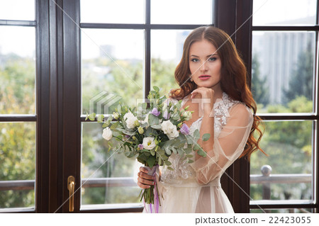 Beautiful girl in boudoir dress Beautiful girl in boudoir dress 22423055