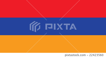 Vector of offficial flag of Armenia country 22423560