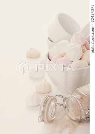 homemade colored meringue, sugar and eggs homemade colored meringue, sugar and eggs 22424373