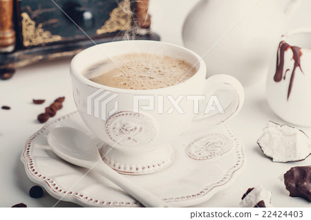 Breakfast with coffee  22424403