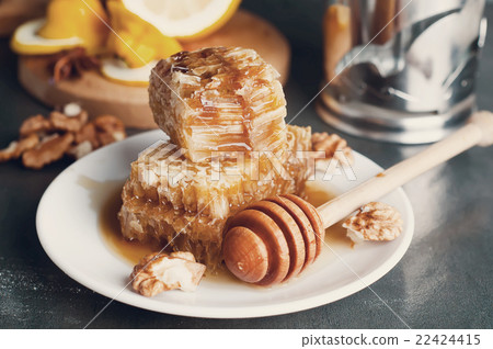 sweet honeycombs with lemon sweet honeycombs with lemon 22424415