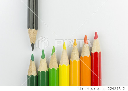 Conceptual crayons as energy label colors 22424842