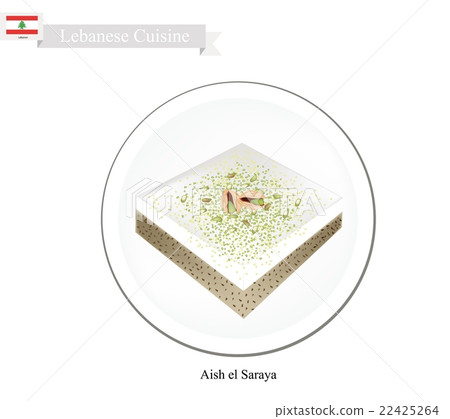 Aish el Saraya or Lebanese Bread Pudding Aish el Saraya or Lebanese Bread Pudding 22425264