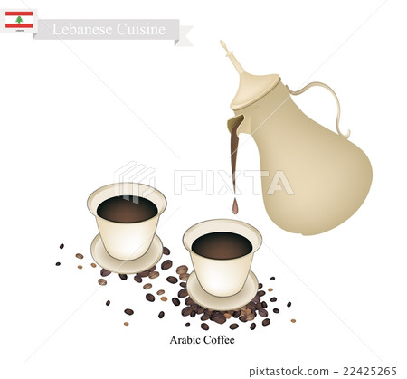 Traditional Arabic Coffee, Popular Dink in Lebanon Traditional Arabic Coffee, Popular Dink in Lebanon 22425265