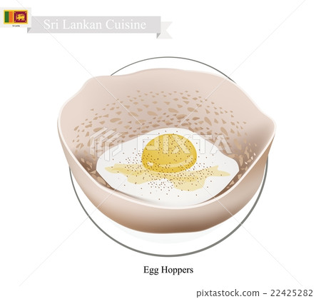 Egg Hoppers or Sri Lankan Rice Pancakes with Egg 22425282