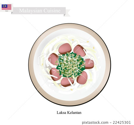 Laksa Kelantan or Malaysian Rice Noodle Soup Laksa Kelantan or Malaysian Rice Noodle Soup 22425301