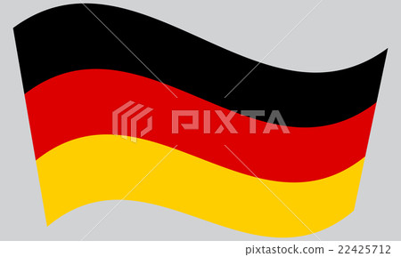 Flag of Germany waving 22425712