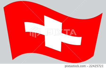 Flag of Switzerland waving 22425721