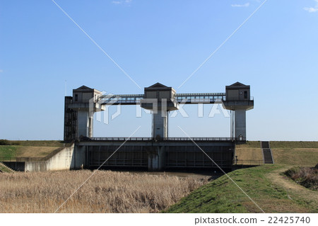 Iwanuma-shi sewage sluice gate 22425740