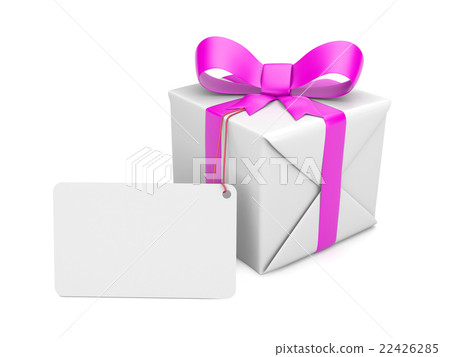 Gift box with label Gift box with label 22426285