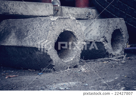 Hexagon concrete piles 22427807