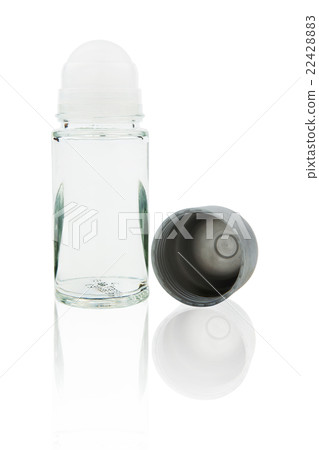 Gray compact roll on deodorant isolated on white Gray compact roll on deodorant isolated on white 22428883