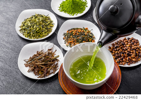 Delicious Japanese tea Various Japanese green tea 22429468