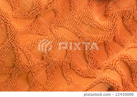 Texture of oval shape orange cotton bath towel Texture of oval shape orange cotton bath towel 22430006