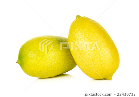 Lemon isolated on the white background Lemon isolated on the white background 22430732
