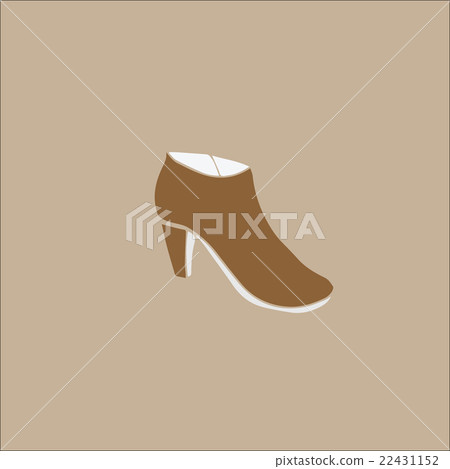 Footwear high heel leather shoes cartoon 22431152
