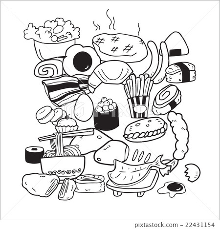 Food drawing set menu Food drawing set menu 22431154