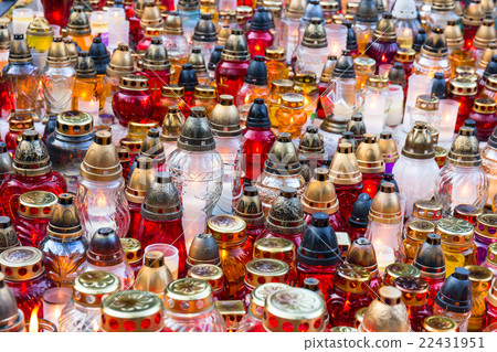 candles in the cemetery 22431951