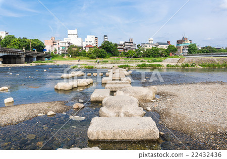 Stepping stone of Kyoto Kamogawa delta Stepping stone of Kyoto Kamogawa delta 22432436