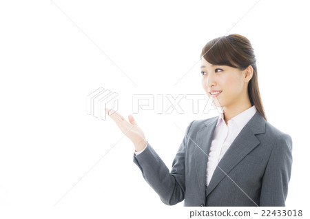Career woman finger pointing Career woman finger pointing 22433018