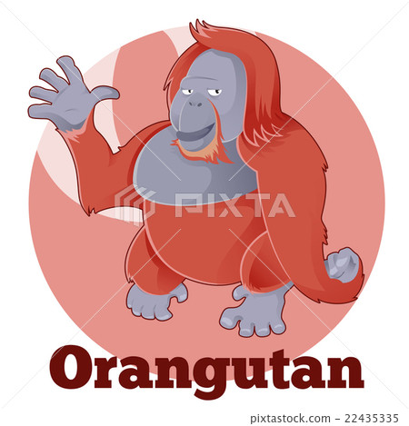 ABC Cartoon Orangutan - Stock Illustration [22435335] - PIXTA