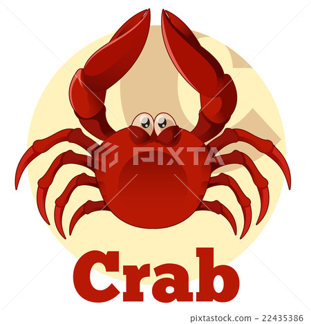 ABC Cartoon Crab ABC Cartoon Crab 22435386