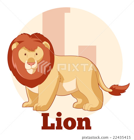 ABC Cartoon Lion - Stock Illustration [22435415] - PIXTA