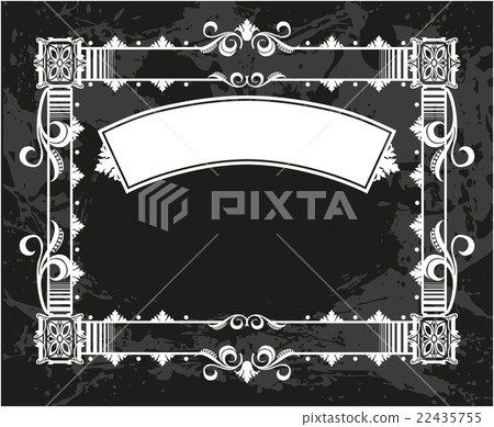Decorative frame with pattern Decorative frame with pattern 22435755