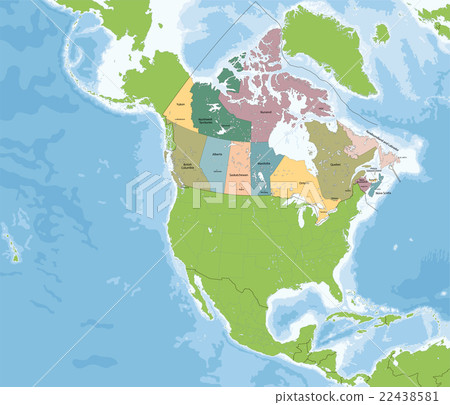 Map of Canada 22438581