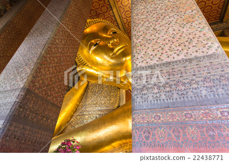 Big Reclining Buddha, Wat Pho, Bangkok of Thailand 22438771