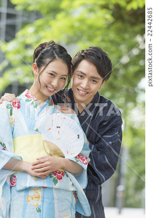 浴衣夫婦 22442685