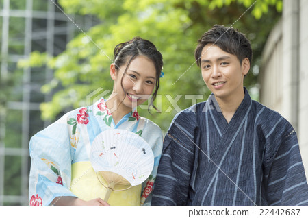 浴衣夫婦 22442687