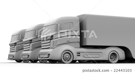 混合卡車符合灰色陰影 混合卡車符合灰色陰影 22443103