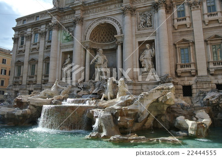 Trevi Fountain Trevi Fountain 22444555