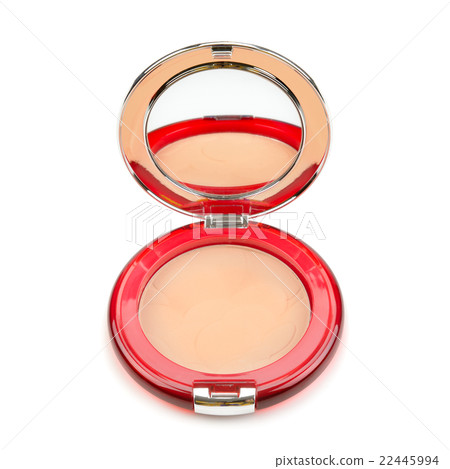 Powder for makeup isolated on white background 22445994