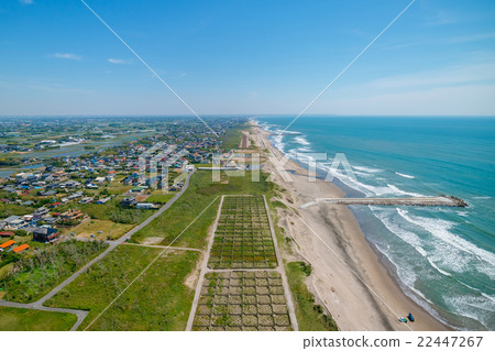 索薩市今泉海灘附近的鳥瞰圖 22447267