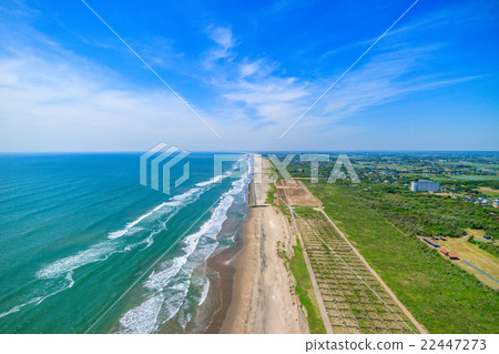Aerial view near Imaizumi beach in Sosa city Aerial view near Imaizumi beach in Sosa city 22447273