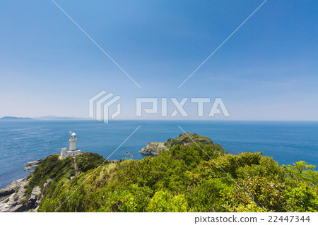 Scenery from Tsubakiyama Observatory in Ikata-cho Ehime Prefecture 22447344